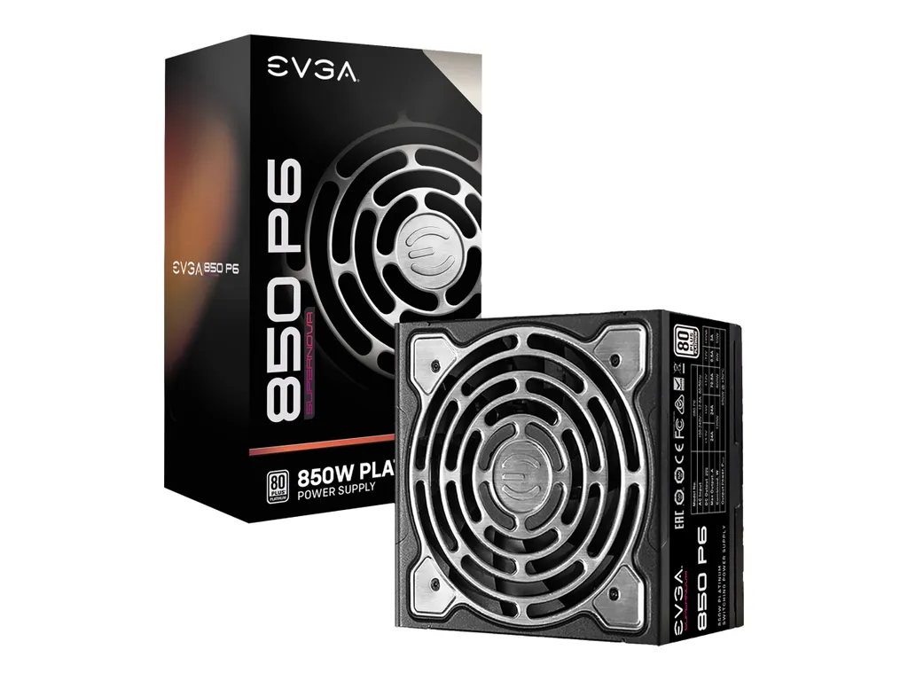 Alimentation 850W Platinum EVGA 850 P6 pour Éliminer Bruit et Surchauffe