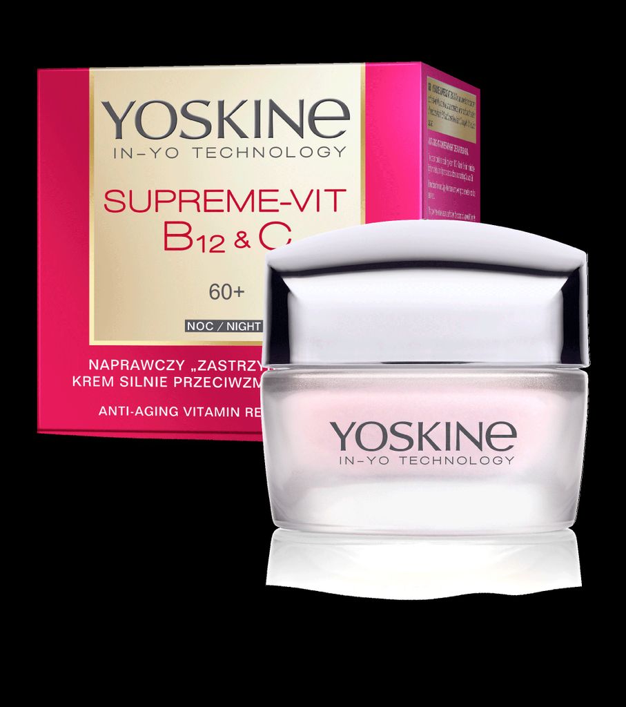 YOSKINE Supreme Vit B12 & C Repairing Highly Anti-Wrinkle 60+ Nachtcreme 50ml