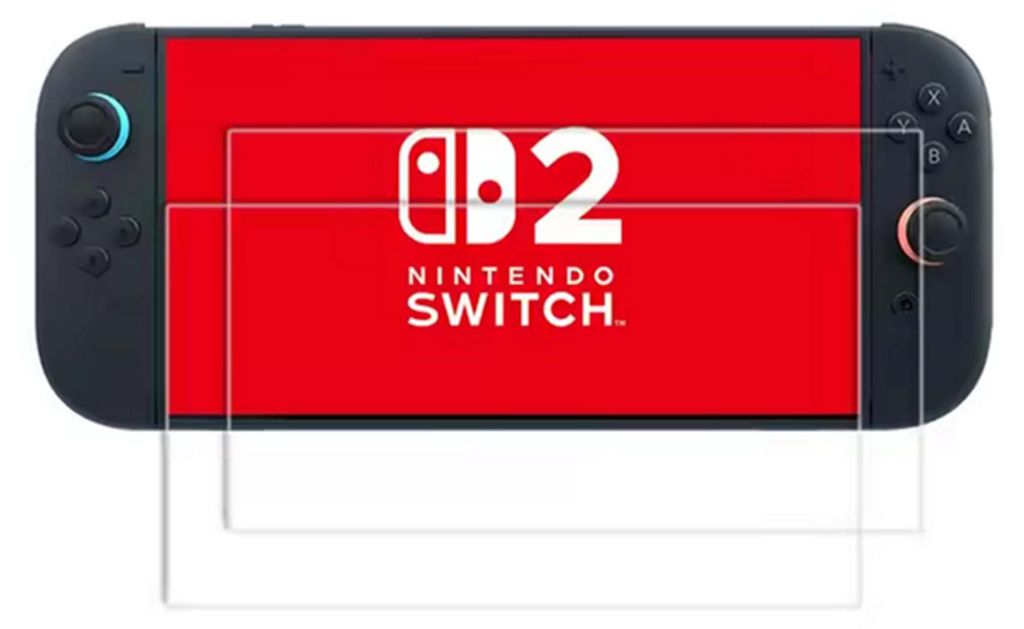 2X Schutzglas für Nintendo Switch 2 Displayfolie Produktbild 