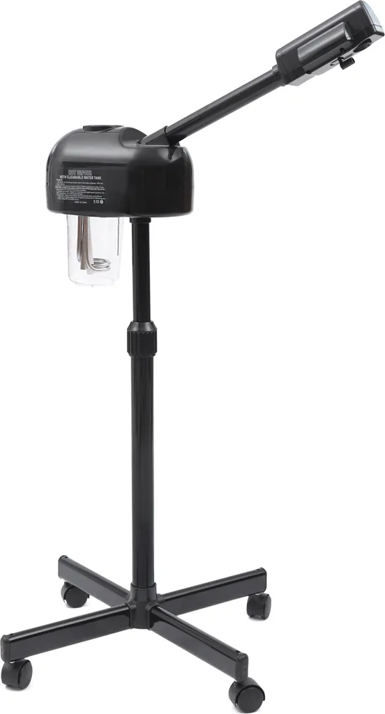 Vaporisateur Facial Ozone Anti-Imperfections Vapeur Ionique Chaude Noir