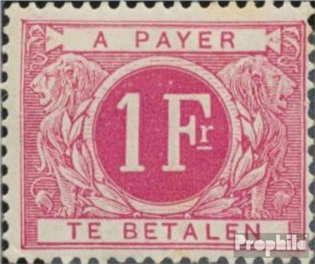 Briefmarken Belgien 1895 Mi P7 gestempelt Portomarke