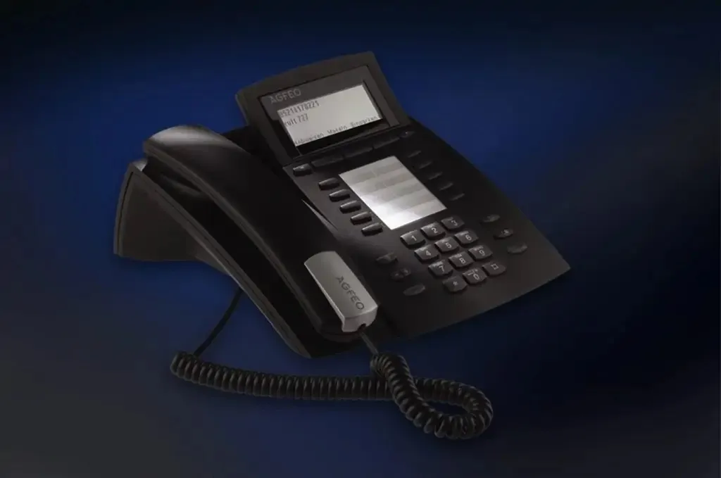 AGFEO ST42 IP Noir : Téléphone Système IP de Haute Performance Pro