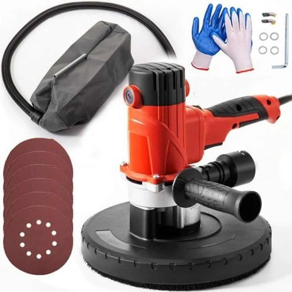 Ponceuse pour murs et plafonds Mophorn 225 mm 1200W avec sac aspirateur