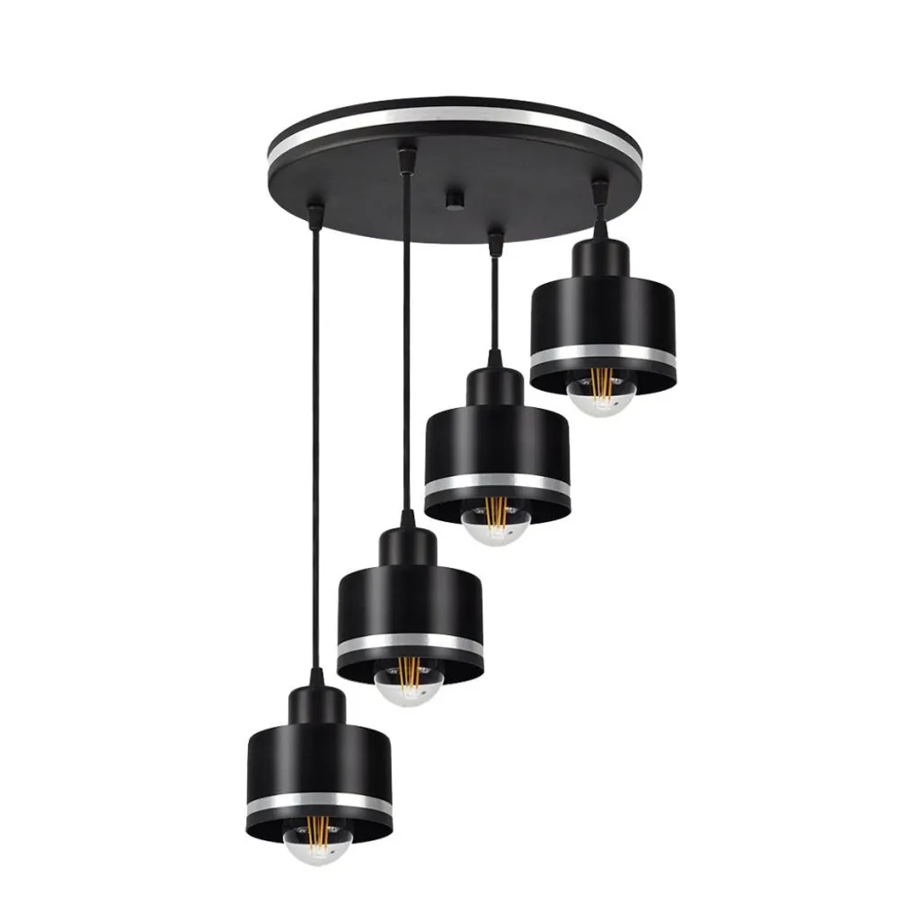 Lustre Candellux WAMA 4xE27 34-00491 : Éclairage Design pour Salon Chic