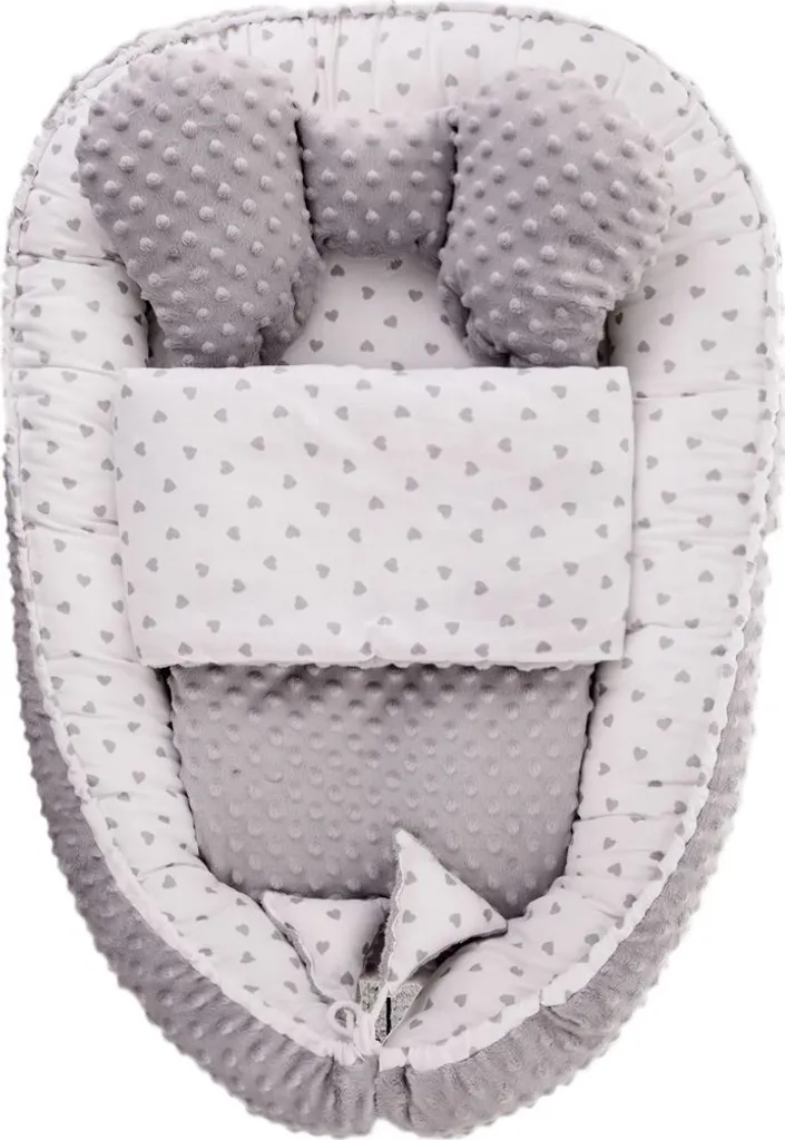 Dormir au chaud : Hotte et couette bébé Ninky Sweet Baby Belisima Gray