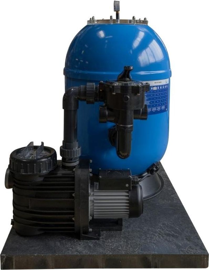 OKU Sandfilteranlage GFK Atlantica Kessel Ø 510 mm, Variante: Kessel Ø 510 mm inkl. Filterpumpe Badu Top II 12