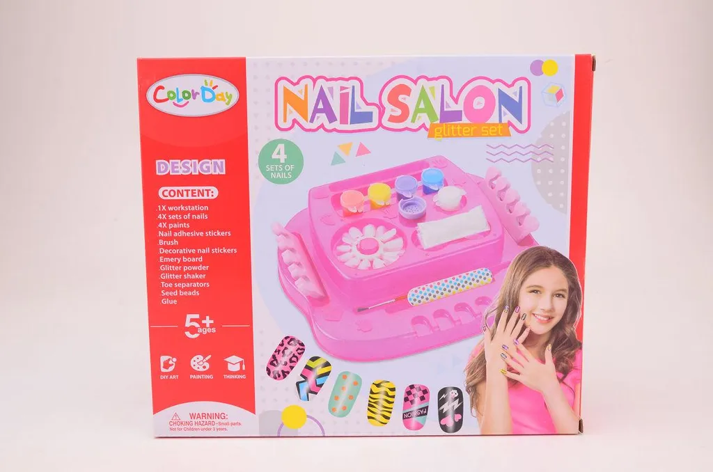 Kit manucure enfant lavable à l'eau - Fini les tâches de vernis tenaces