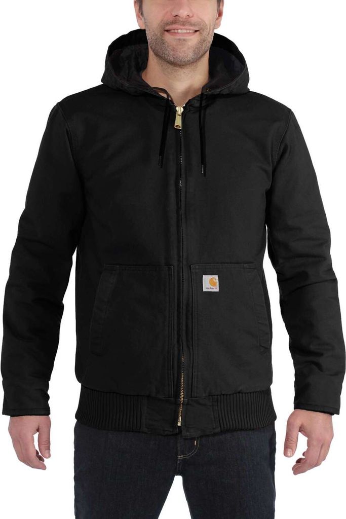 CARHARTT Duck Active Jacke Schwarz T.XL - 104050-BLK-XL