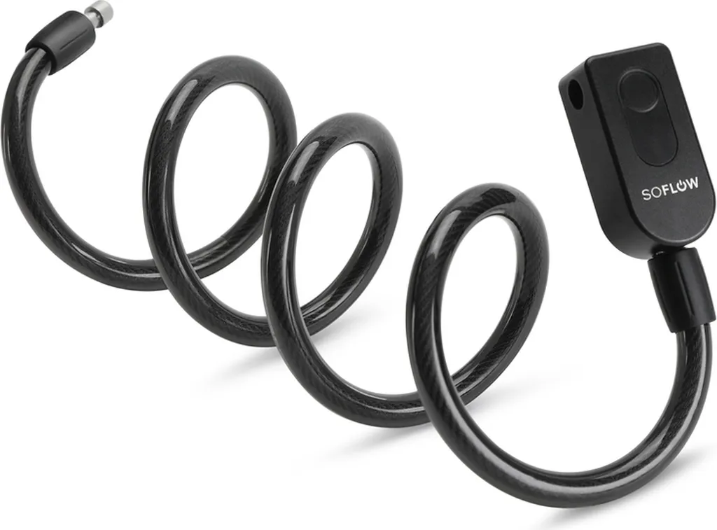 Antivol connecté Soflow Fingerprint haute sécurité câble robuste