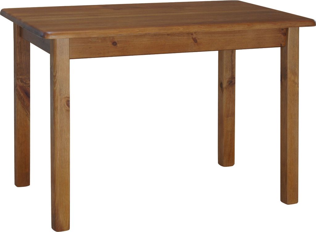 A wooden table on a white background.