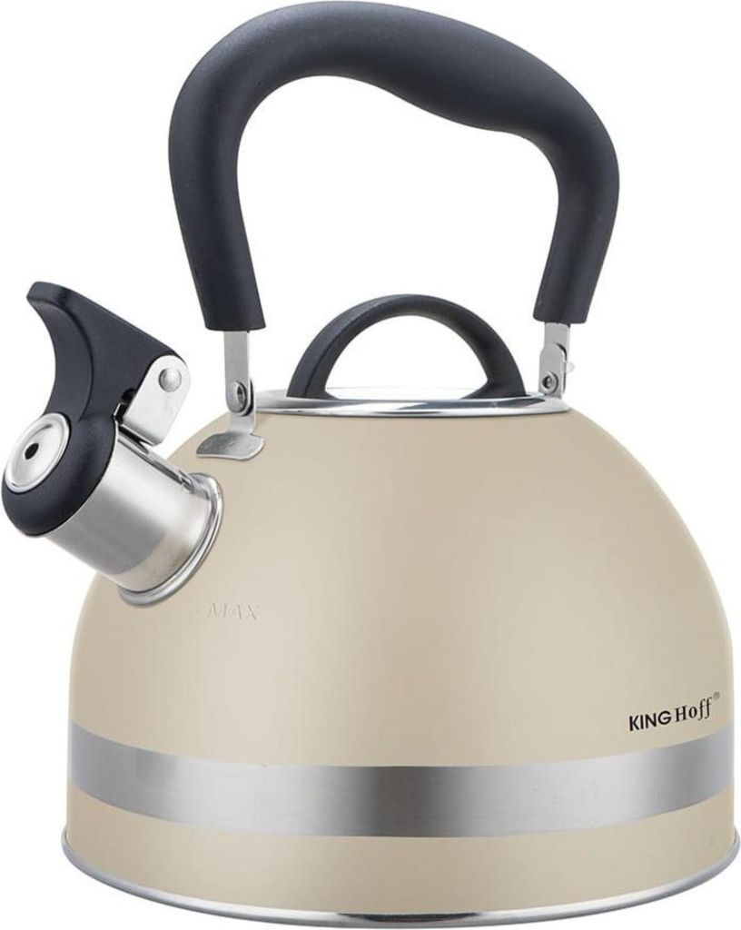KLAUSBERG KB-7479 – Bollitore Fischiatore In Acciaio Inox, 3 Litri, Adatto A Induzione, Manico In Silicone - 5