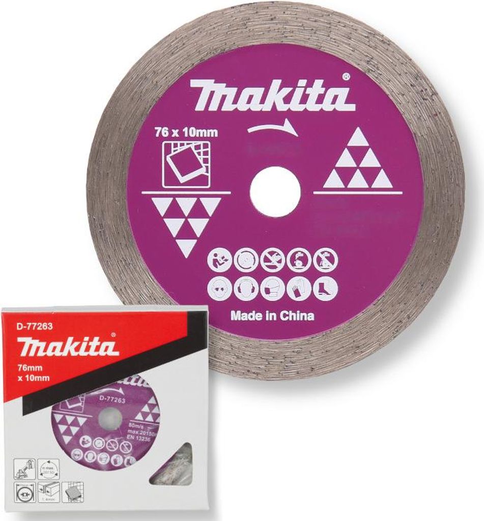 Makita D-77263, 1 cm, 7,6 cm, 1 unidad Imagen del producto 