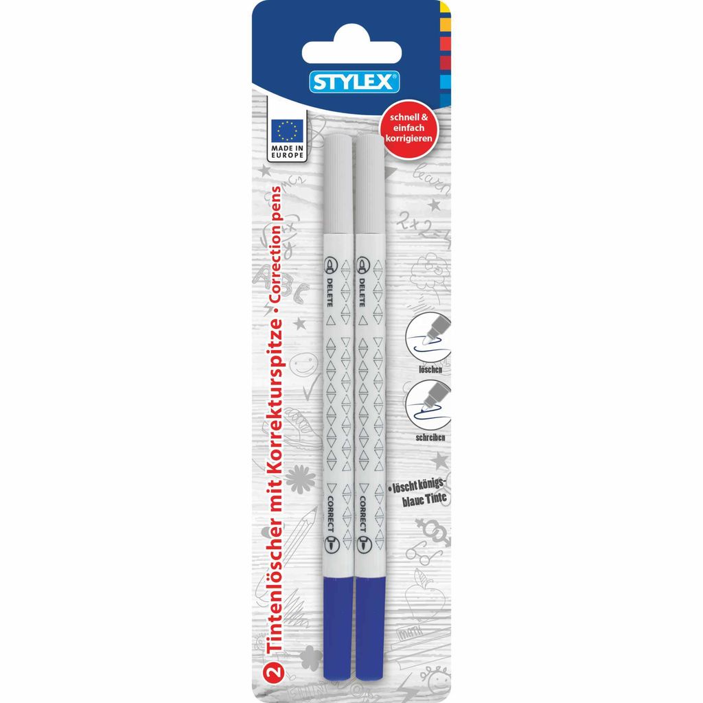 Stylex 33210 Korrekturstifte / Tintenlöscher, 2 Stück Produktbild 