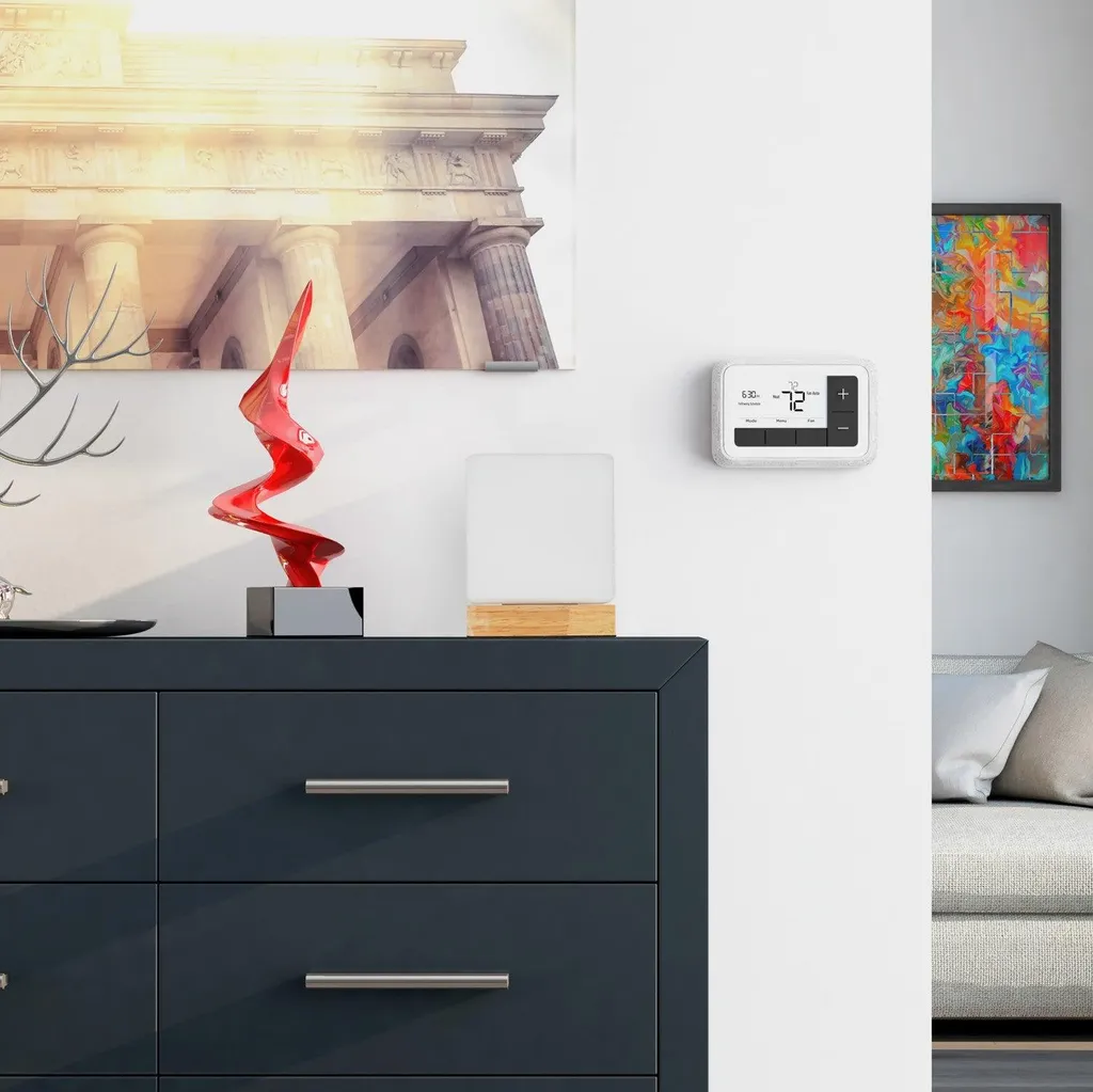 Lampe de table en forme de cube - Luminaire LED design géométrique chic
