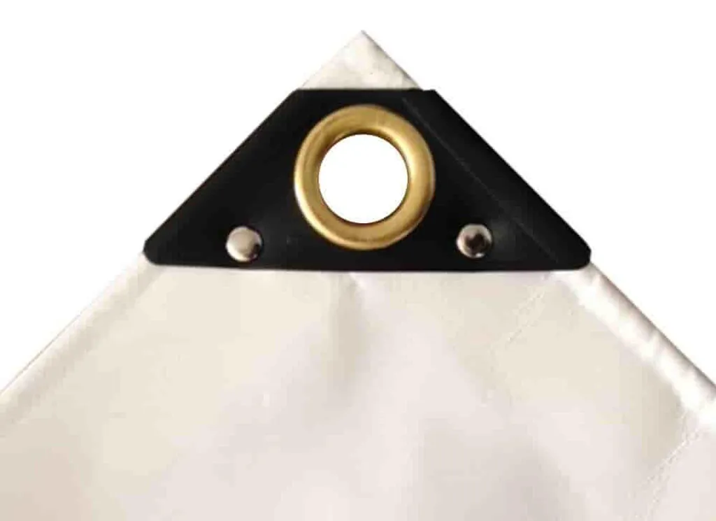 Bâche de protection blanche 3x4m PVC - Étanchéité lourde 650g/m²