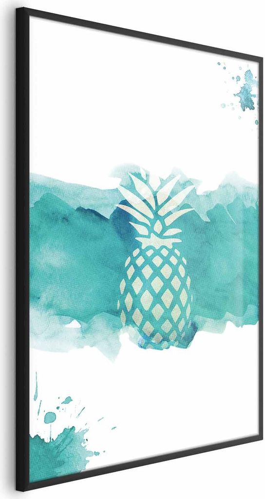 Posterpapier Poster - Watercolor Pineapple 21x30 cm Blätter b-C-0288-ao-a