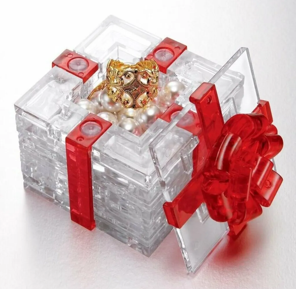 Puzzle 3D di Cristallo HCM Kinzel Gift Box 38 Pezzi - Complemento d'Arredo - 3