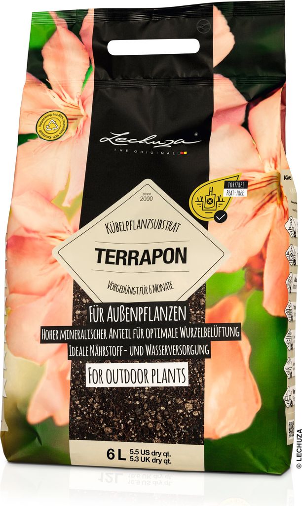 LECHUZA-Pflanzsubstrat TERRAPON 6 Liter | Substrat für alle Produktbild 