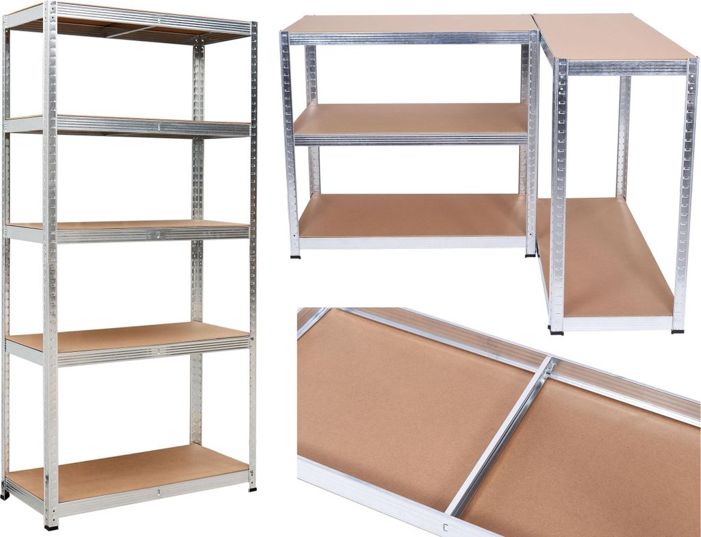 Regał Magazynowy Conor 875 Kg 180 X 90 X 30 Cm Zdjęcie produktu 