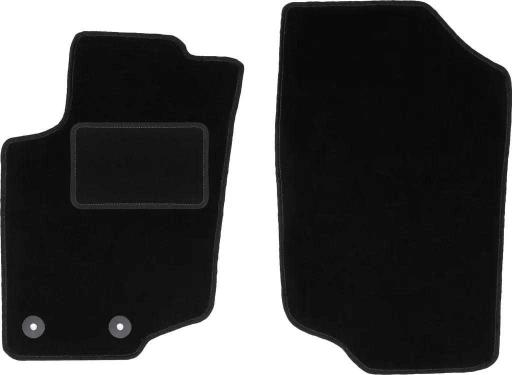 Tappetini Anteriori In Velluto Su Misura Per Peugeot 307 (2001-2012) - Set 2 Pezzi, Rinforzati, Antiscivolo - 3