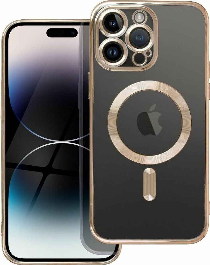 MagSafe Hülle mit Kameraschutz iPhone 15 Pro Max Gold Produktbild 