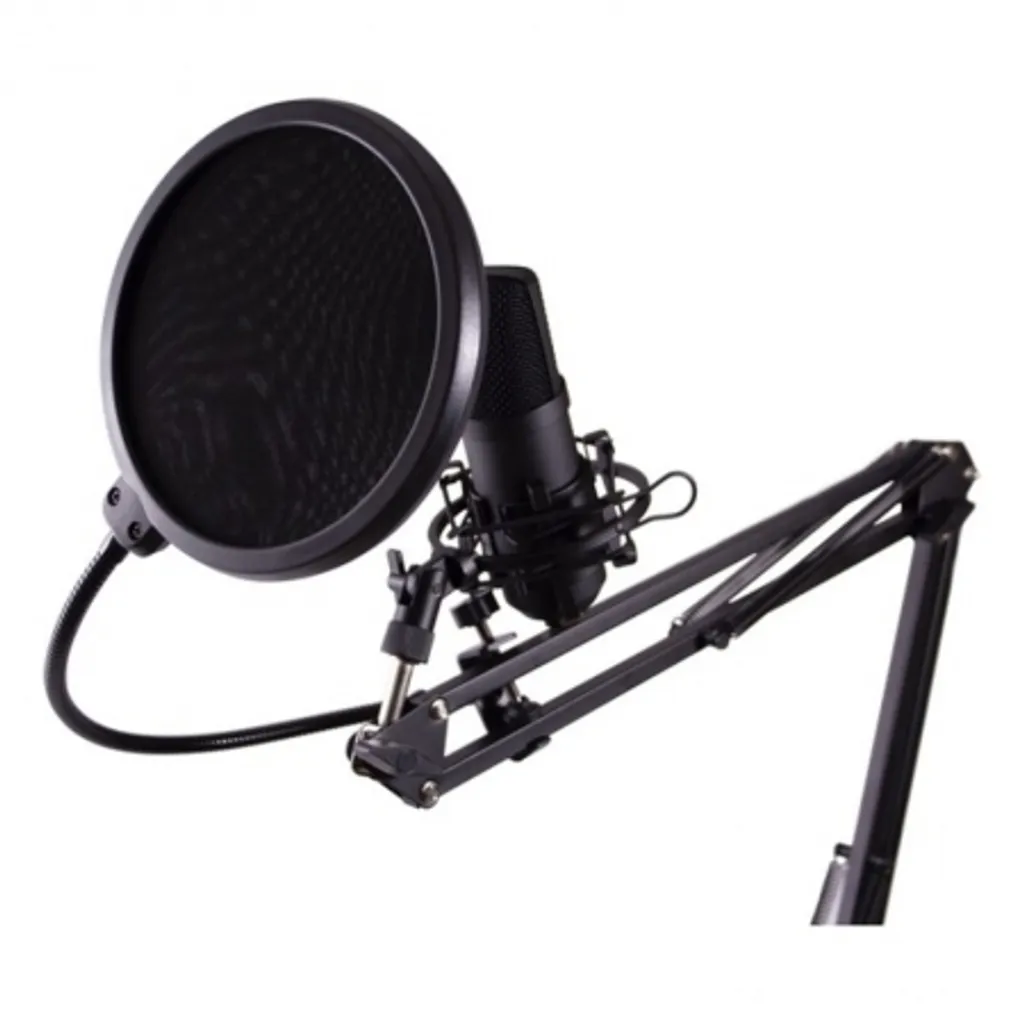 Microphone CoolBox BM-660 pour Visioconférence et Cours en Ligne Noir