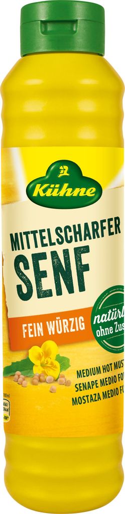 Kühne Senf mittelscharf 875ml