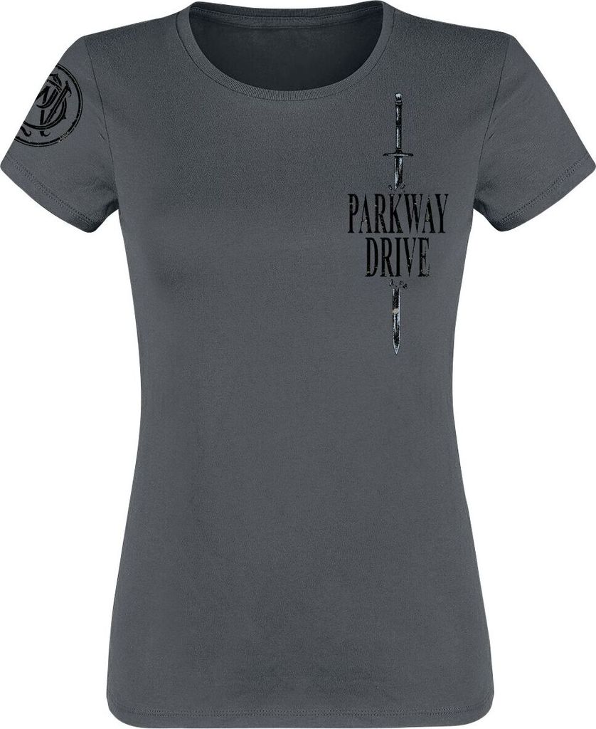 Parkway Drive T-Shirt Damen You Can't Break Me grau L
