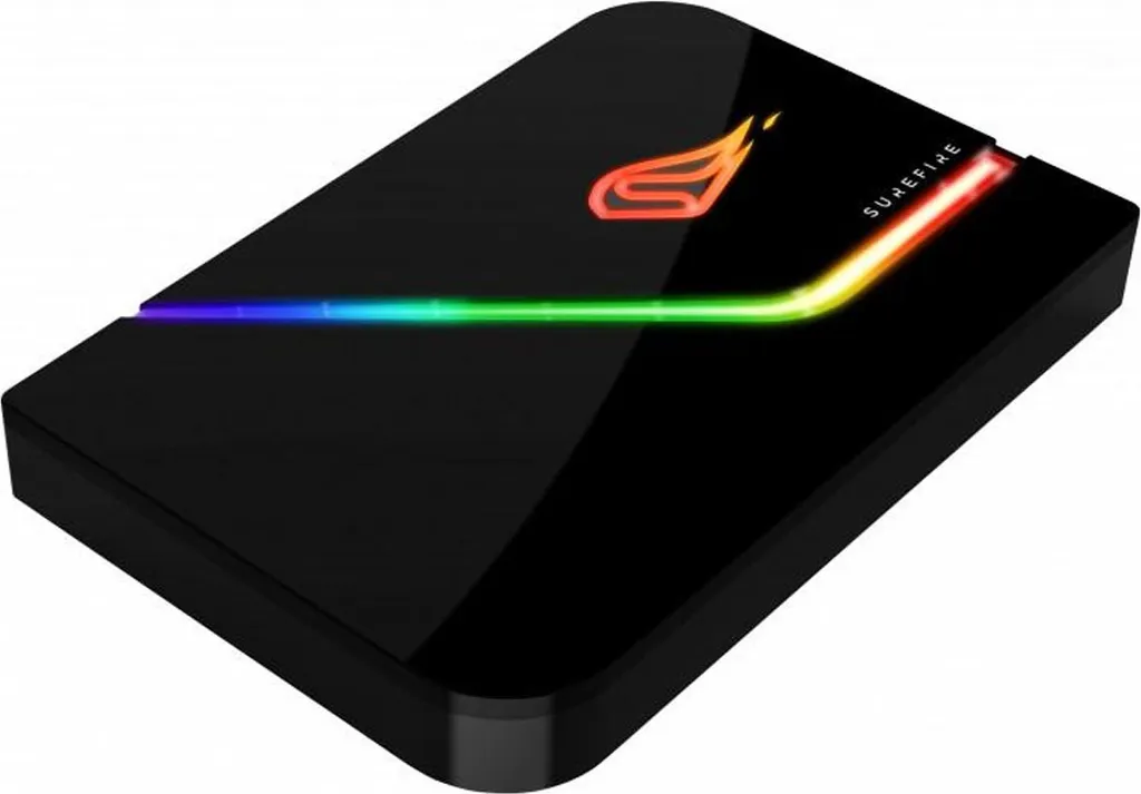 SureFire PyroDrive Gaming SSD Externe 1 To USB 3.2 Gen 1 - Noir 460 Mo/s