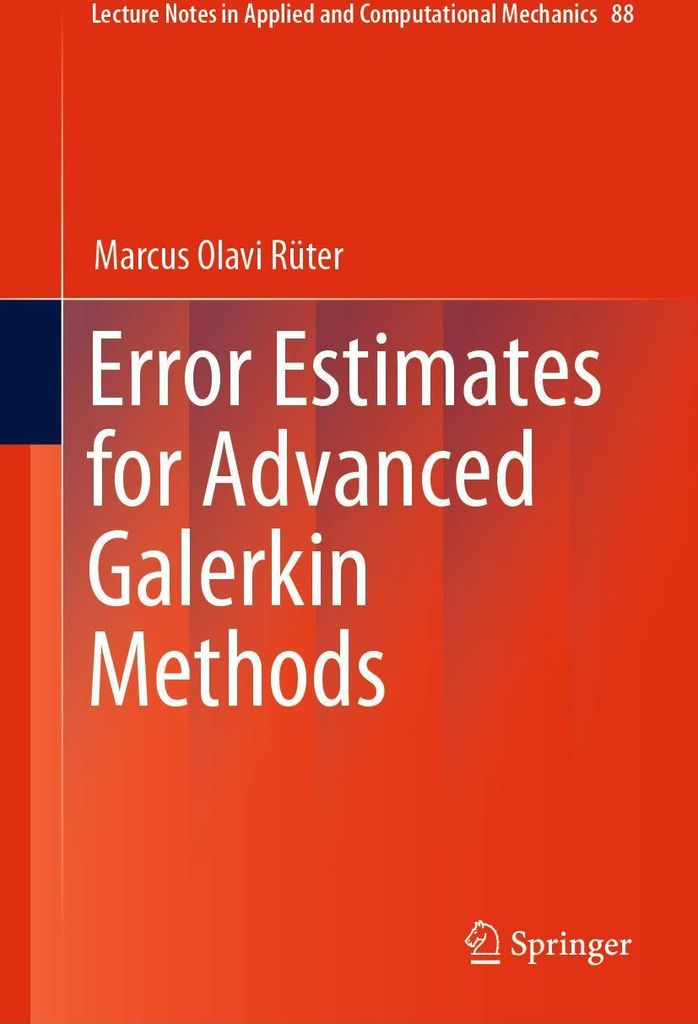 Error Estimates for Advanced Galerkin Methods