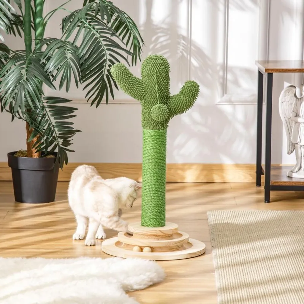 Arbre à Chat Cactus en Bois : la Solution pour Protéger vos Canapés - 7