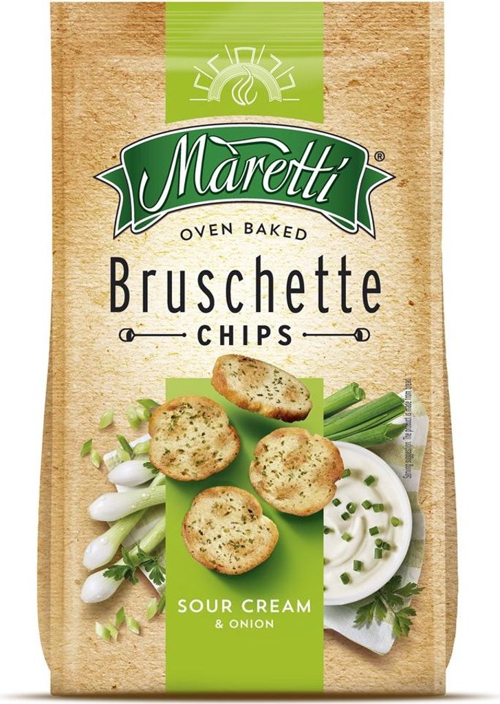 Maretti Bruschette Chips Sour Cream & Onion 150g