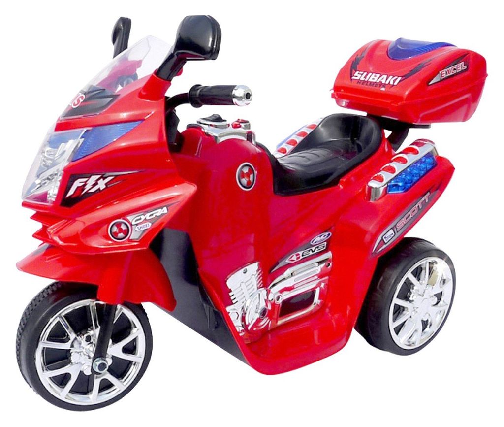 Kindermotorrad Elektrofahrzeug Dreirad 6 Volt Kinderfahrzeug Spielzeug 2,7 km/h 