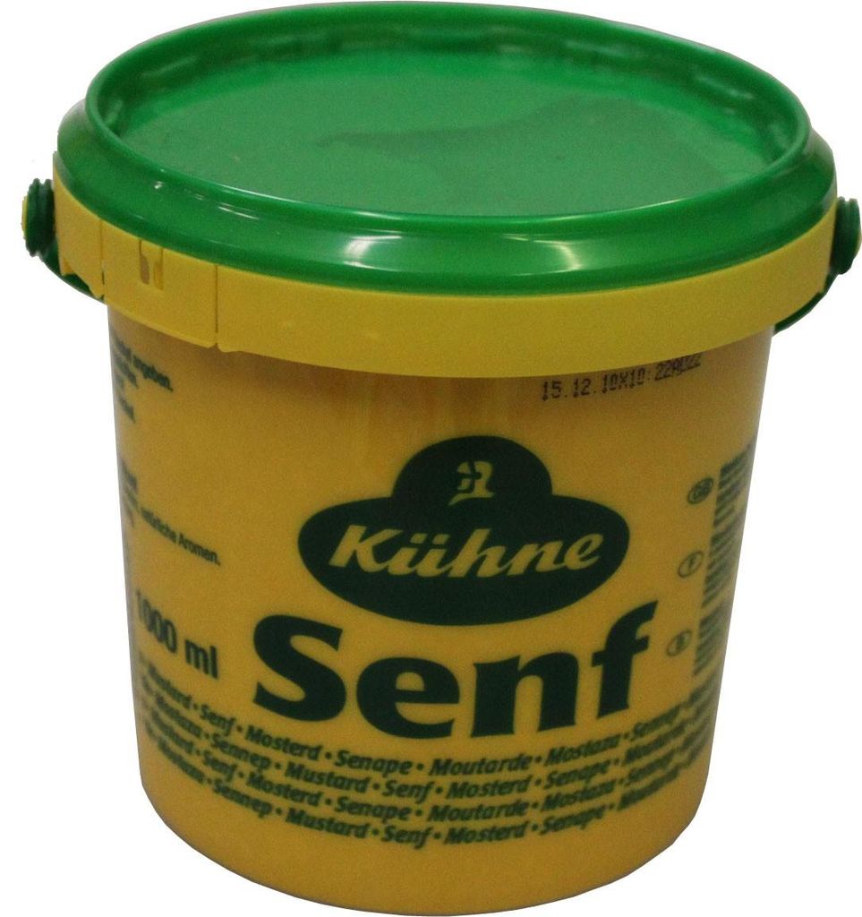 Kühne Senf würzig-pikant (1 kg im Eimer) Produktbild 