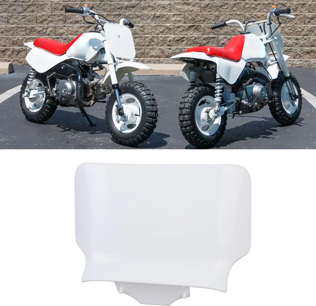 Targa Anteriore Bianca Moto per Z50R 88-99 Ricambio ABS Alta Densità