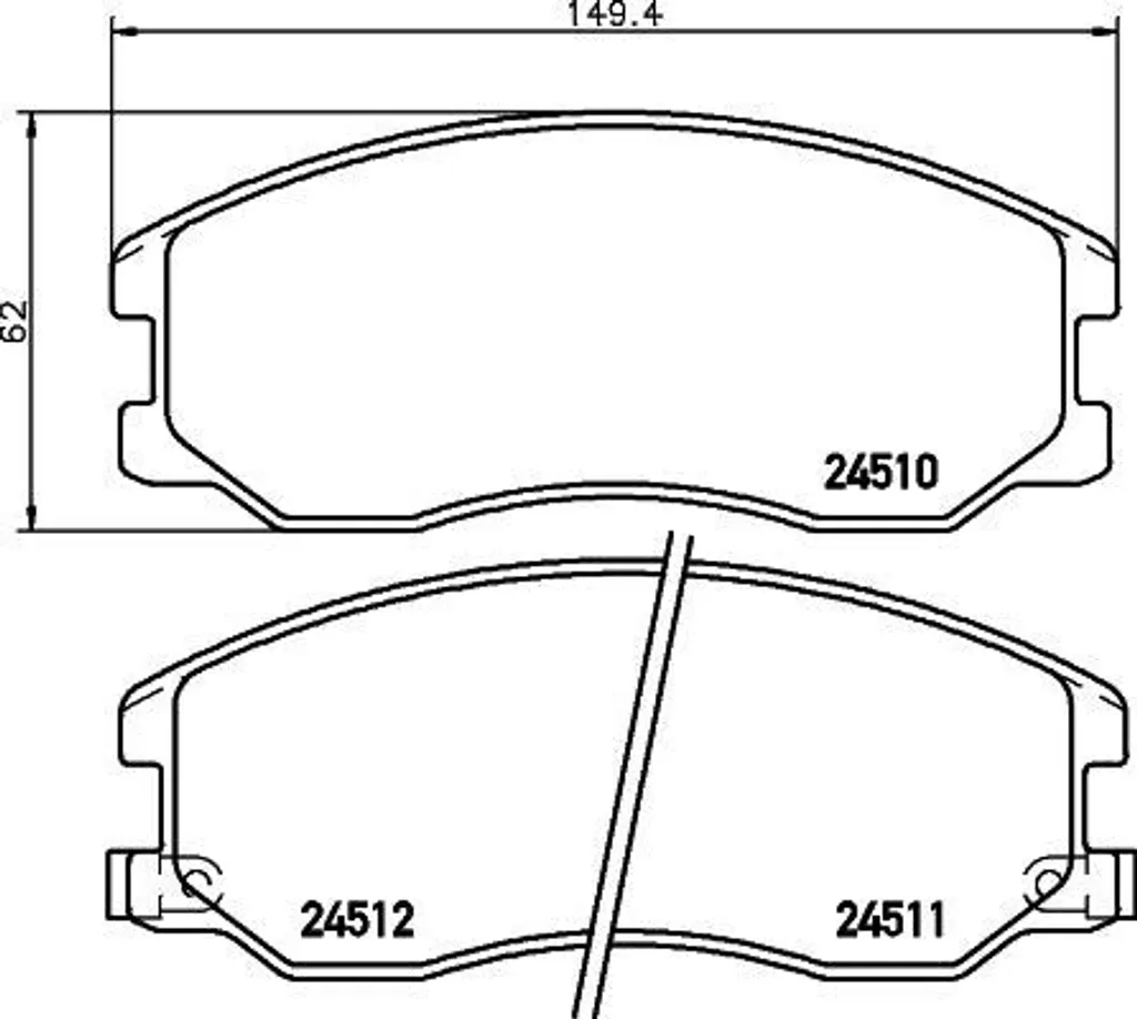 Plaquettes de frein pour SUV Chevrolet Captiva et Opel Antara L07