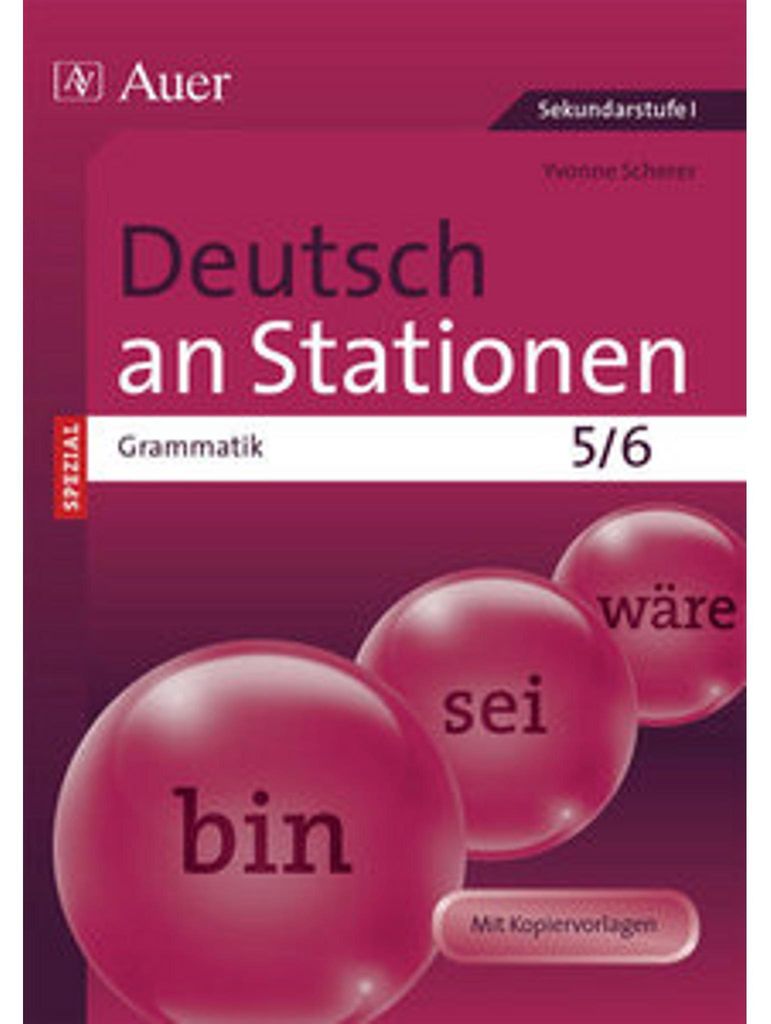 Deutsch an Stationen SPEZIAL Grammatik 5-6