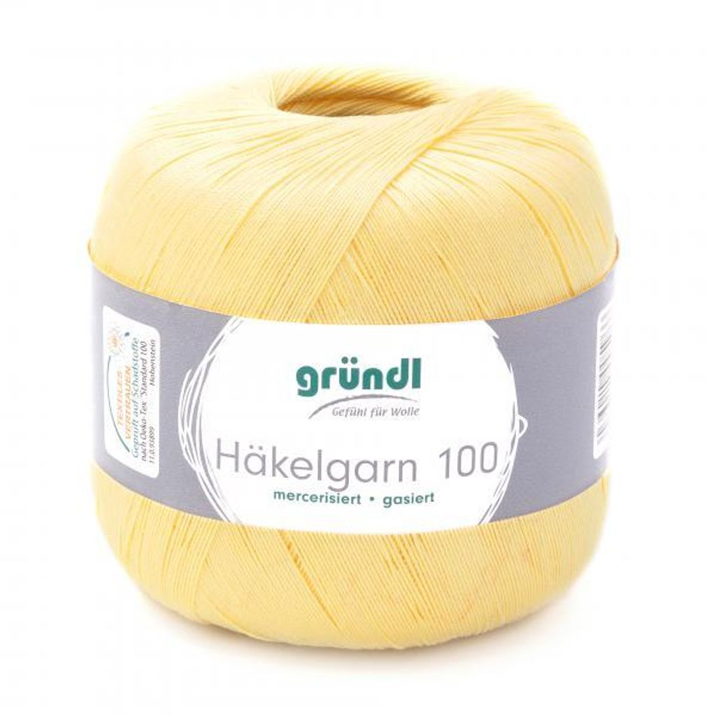 Gründl Häkelgarn 100 Filethäkeln 100% Baumwolle 100g/566m Produktbild 