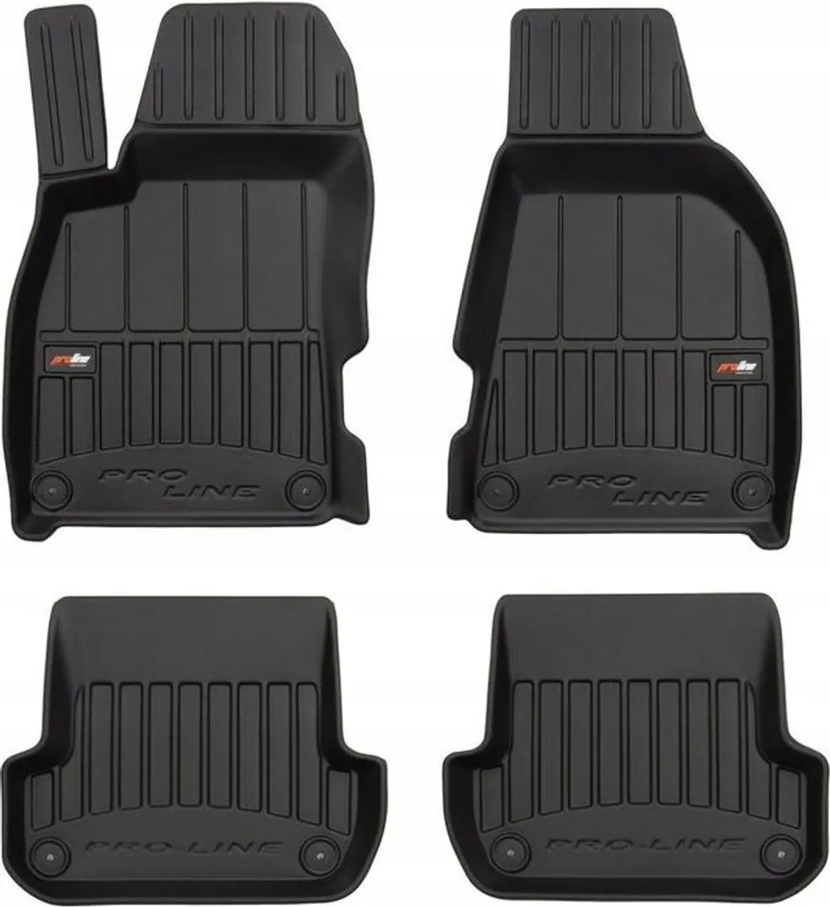 Set Tappetini Auto Gomma Audi A4 B6 (01-04) - Vasca 3D Anti-Fango