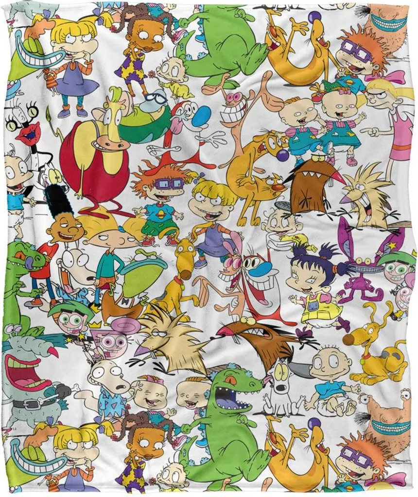 Couverture Nickelodeon Anti-Froid en Soie pour un Sommeil Doux