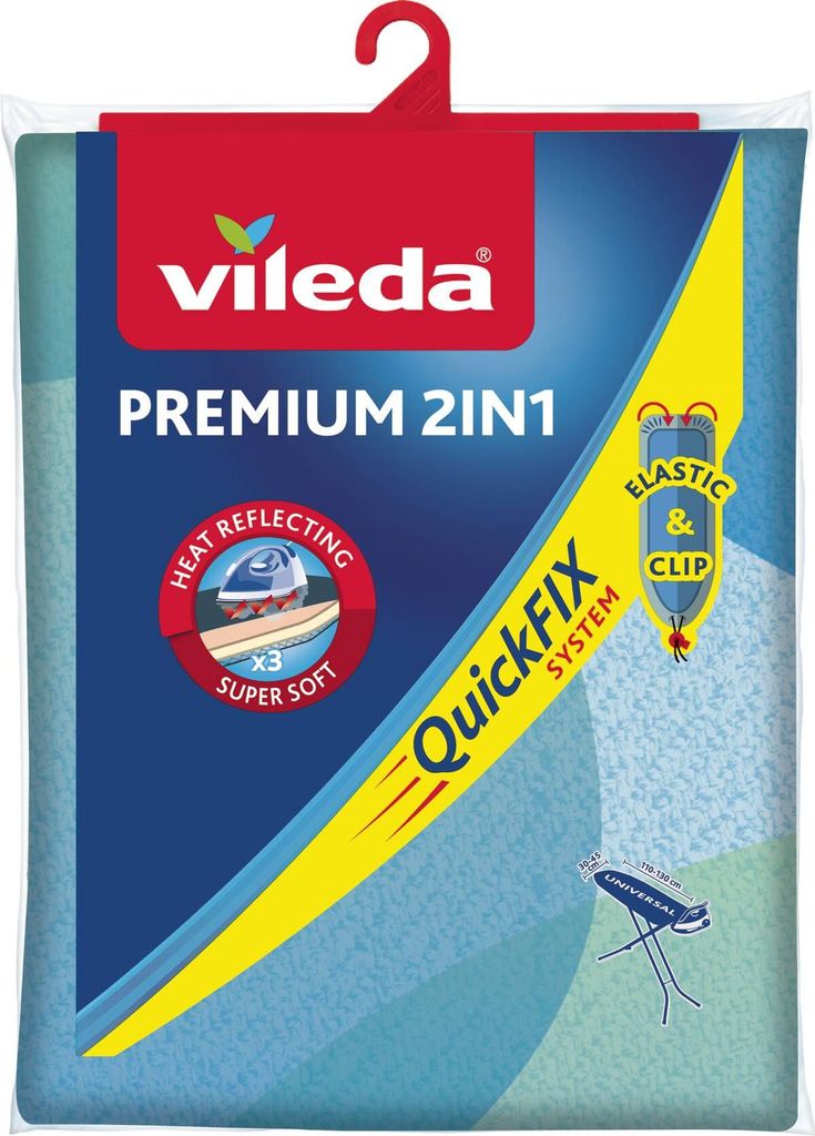 Vileda 163229, Pokrywa górna deski do prasowania, Bawełna, Zdjęcie produktu 