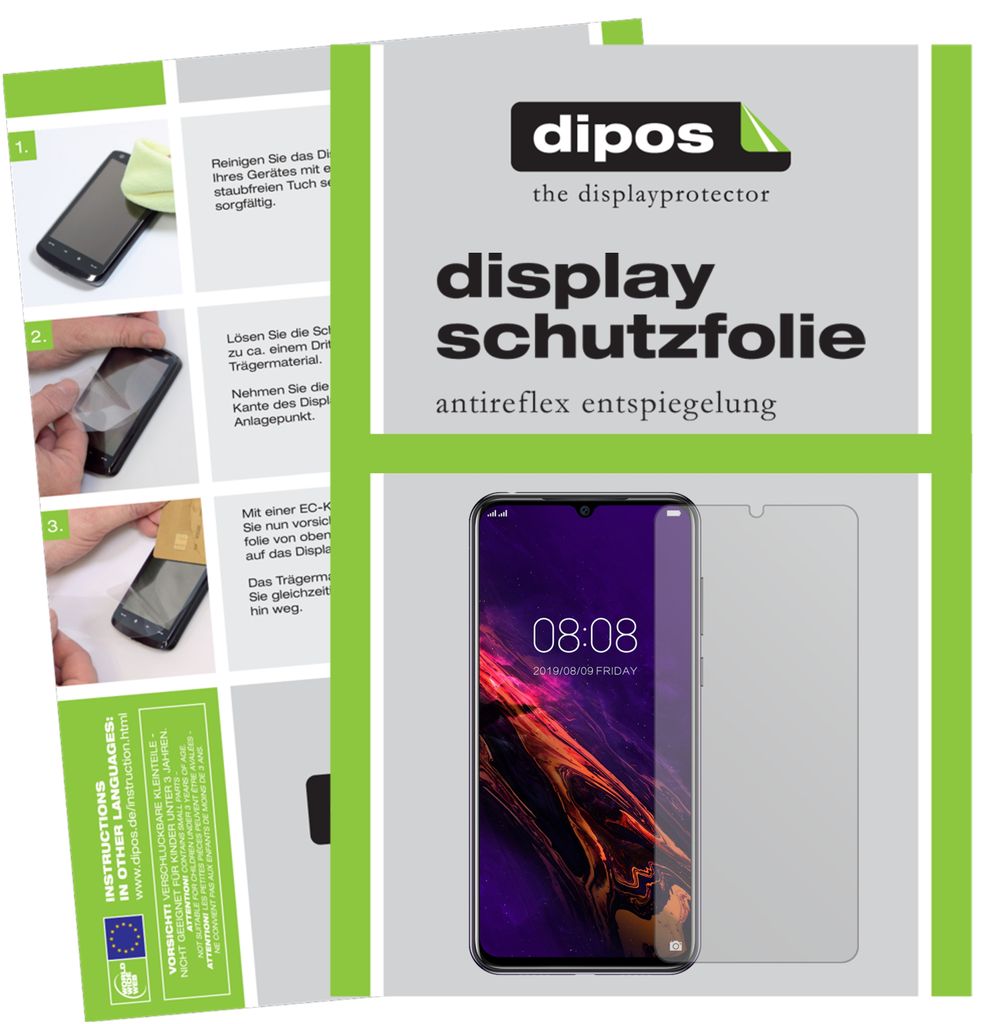 6x Schutzfolie für Doogee N20 matt Displayschutzfolie Folie Display Schutz dipos