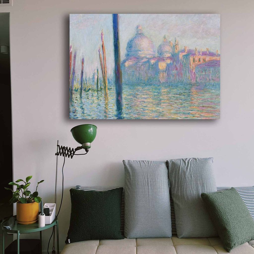 Wallity, 70100MONET029- CLD1162, Bunt, Leinwandbilder, 70 x 100 cm, 100% Leinwand