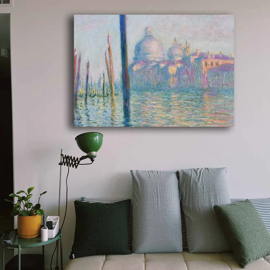 Grand Tableau Déco pour Grand Salon Moderne Toile Colorée 70x100