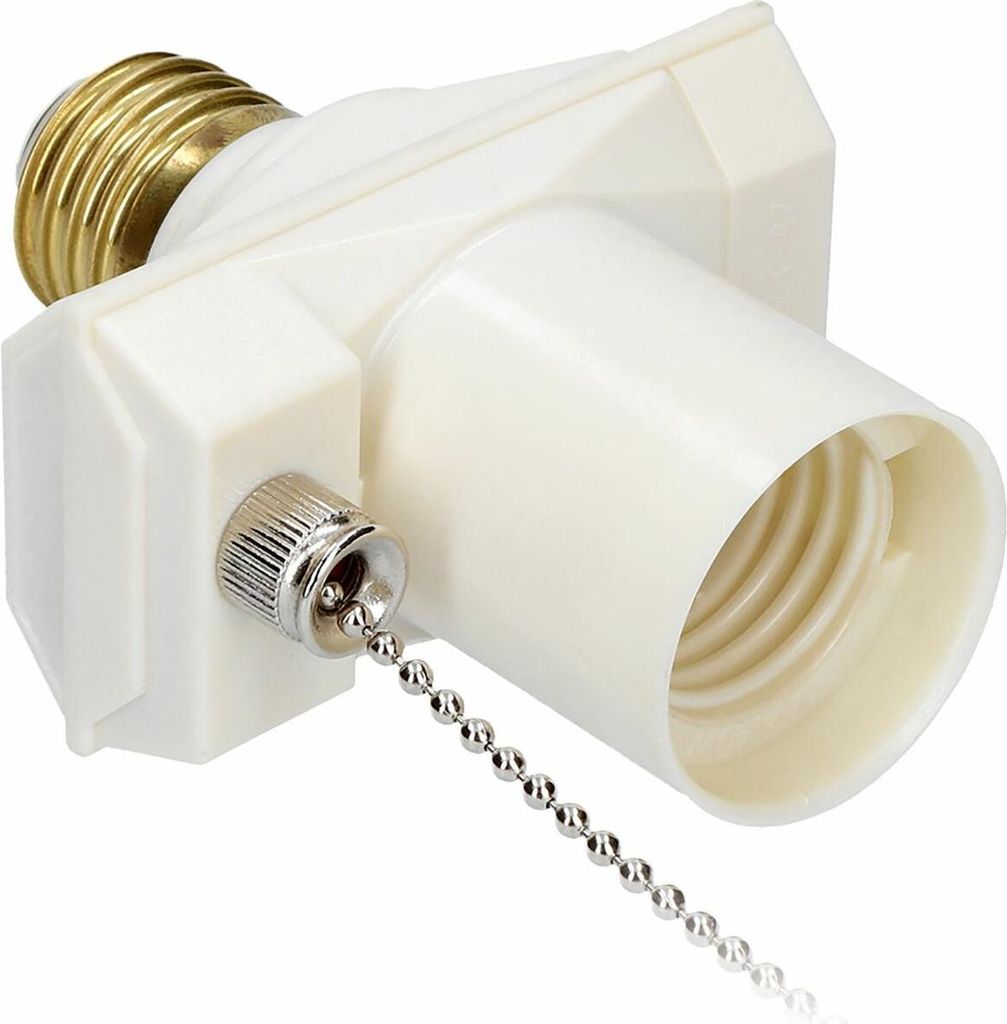 Adattatore per lampada E27 con interruttore e catena, Immagine del prodotto 