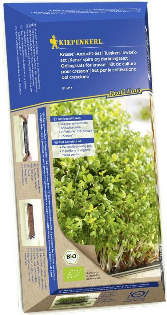 Kiepenkerl  Anzuchtset Kresse Lepidium sativum 1 Stück Produktbild 