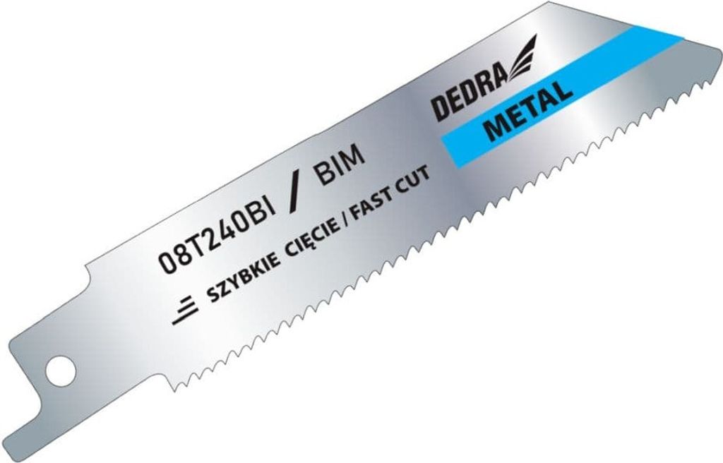 Sägeblätter für Säbelsäge 100/75 mm für Metall BIM, 2 Stück