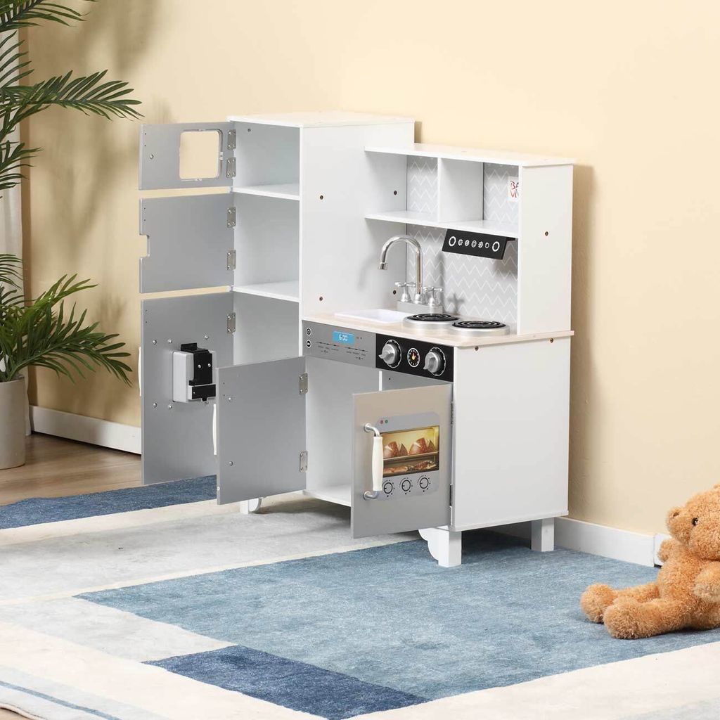 Baby Vivo Kinderküche Spielküche mit LED Licht und Sound Produktbild 5