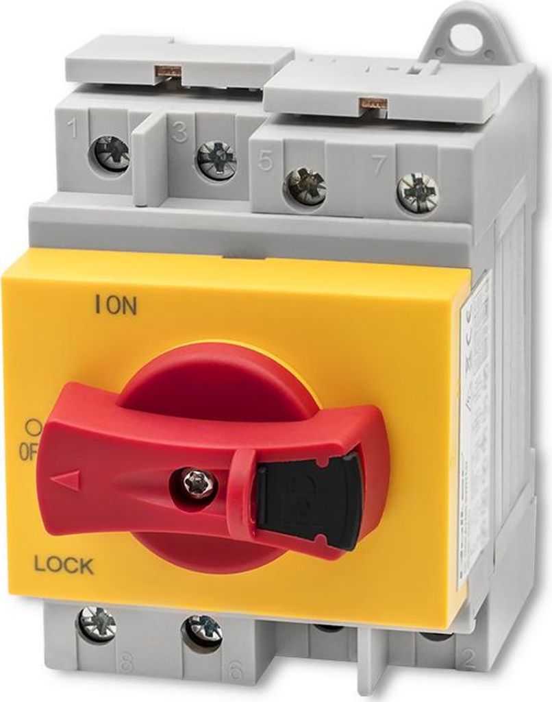 Qoltec DC-schakelaar met vergrendelingsfunctie | Productafbeelding 