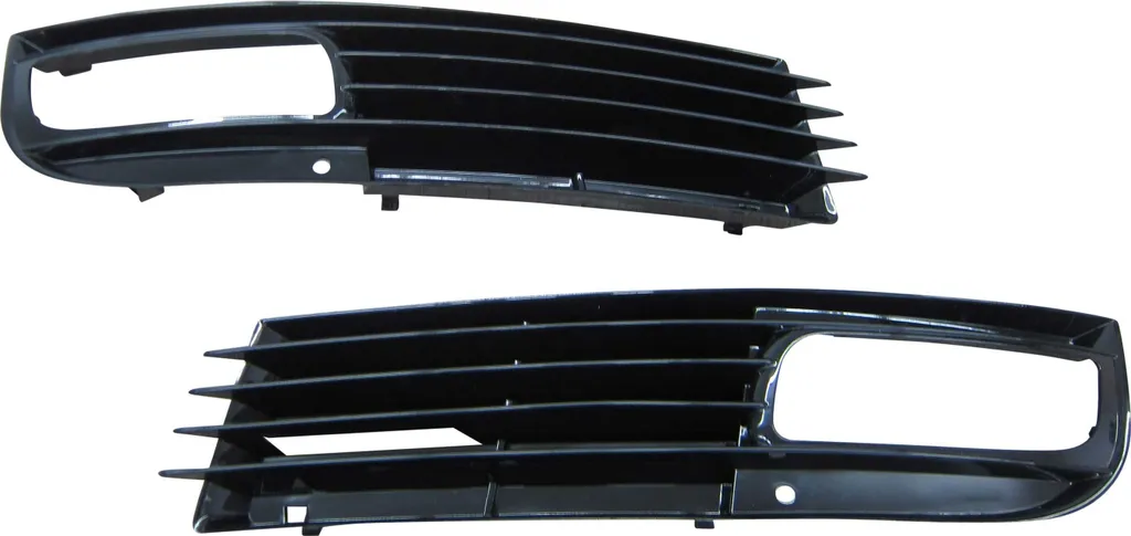 Grille de Pare-chocs pour Audi A8 4E 2008-2010 Gauche et Droite Noire